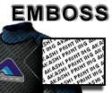 Neoprene Embossing